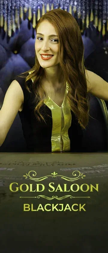 Gold Saloon Blackjack live table by OnAir Entertainment